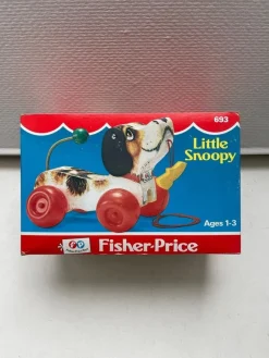 Tradera Leksak vintage oöppnad Fisher Price - Little Snoopy 693> Babyleksaker