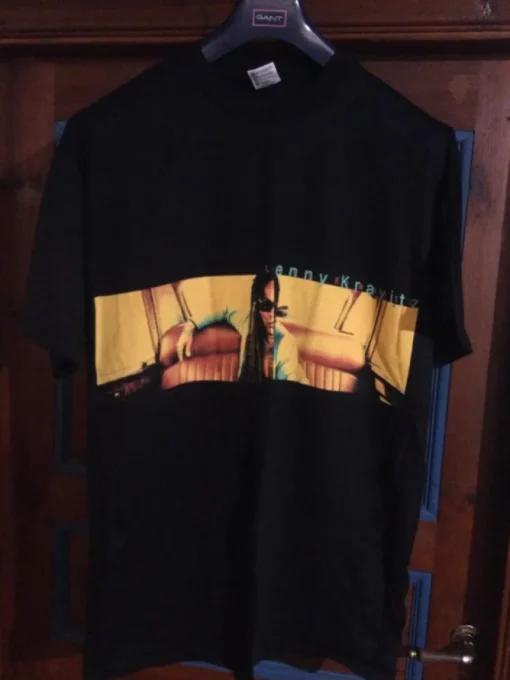 Tradera LENNY KRAVITZ - 5 , VINTAGE T-SHIRT, ULTRA RARE PROMO 1998 OANVÄND!^ Merchandise