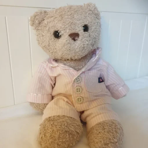Tradera Nalle- & Teddybjörnar<LEXINGTON NALLE TEDDYBJÖRN I ROSA PYJAMAS