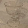 Tradera Likörglas i kristall med etsad dekor slingor> Glas