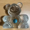 Tradera Lindhammar Handgjord Glasbjörn> Glas