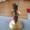 Tradera Ljusstake i mässing och marmor - Skultuna Y10> Tenn & Mässing