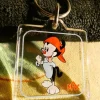 Tradera Nyckelringar<Looney Tunes Nyckelring Sylvester Warner Bros MAX - Fint skick !! REA 3 FÖR 2