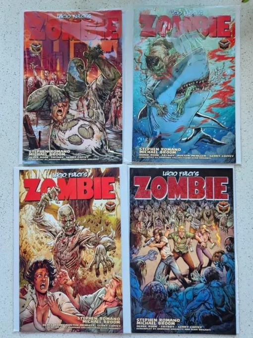 Tradera Lucio Fulci's Zombie #1-4 komplett (NY) Vinegar Syndrome> Serieoriginal