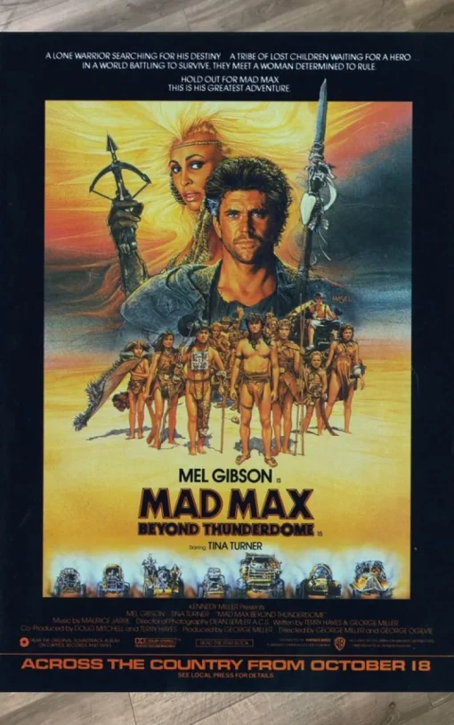 Tradera MAD MAX BEYOND THUNDERDOME 1985 TINA TURNER PHOTO POSTER> Affischer
