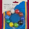 Tradera Magnetkulor - Lek & Lär 10st olika färger Oanvända> Magneter