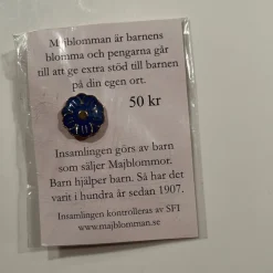 Tradera Majblommor<Majblomma pin 2007