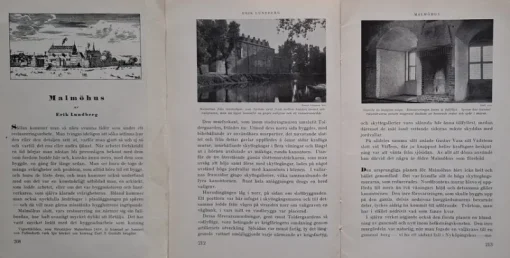Tradera MALMÖHUS FÄSTNING av Erik Lundberg> Historia