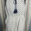 Tradera Mango blå och vit jumpsuit, storlek S^ Damkläder