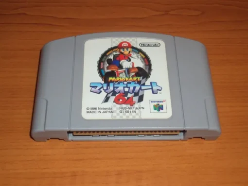 Tradera Nintendo<Mario Kart 64 – endast kassett (NUS-NKTJ-JPN), på ”TV-spelsjapanska” (eng tal)
