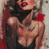 Tradera Marlin Manroye Affisch Storlek 50×70 CM^ Musikposters