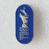Tradera Olympia<Metallmärke för OS-ansökan Stockholm 2004 - blå bakgrund