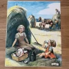 Tradera Månadsbild, plansch, Juli månad, Kerstin Frykstrand> Antikviteter