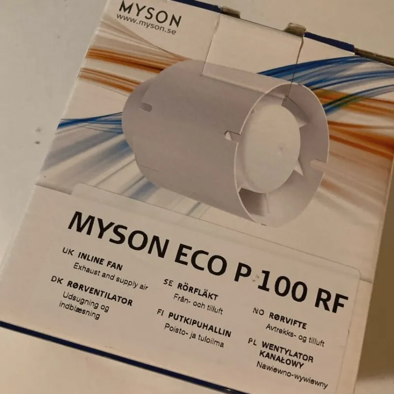 Tradera Myson Eco P 100 RF Fläkt> Vvs