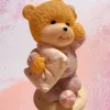 Tradera Nalle- & Teddybjörnar<NALLE TEDDYBJÖRN FIGURIN BABYBJÖRN Samlare Kärlek Björn Flicka Baby
