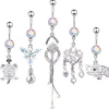 Tradera Piercings<Navelpiercingar 5 st / set