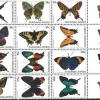 Tradera Nederländska Antillerna 2003 Fjärilar insekter 9v + tabs/etiketter^ Sydamerika & Karibien
