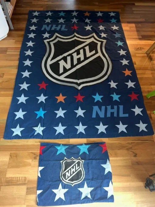 Tradera NHL-sängkläder - täcke och örngott> Inredning Barnrum