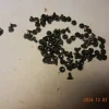 Tradera Nitar oxid svart. Längd c:a.7,5 mm. Huvud runt c:a.7,2 mm. 100 st. Art.9fb.^ Hantverk