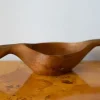Tradera Norskt dryckeskärl i körsbärsträ - Trä Skål Bowl Norge Norway Tappskål Gås Ölgås> Allmoge