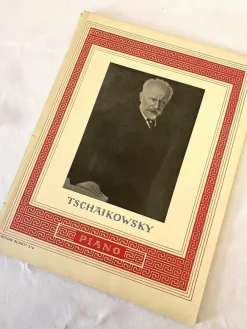 Tradera Nothäfte .Tschaikowsky .Kompositioner för piano. Mycket gott skick.^ Noter & Nothäften