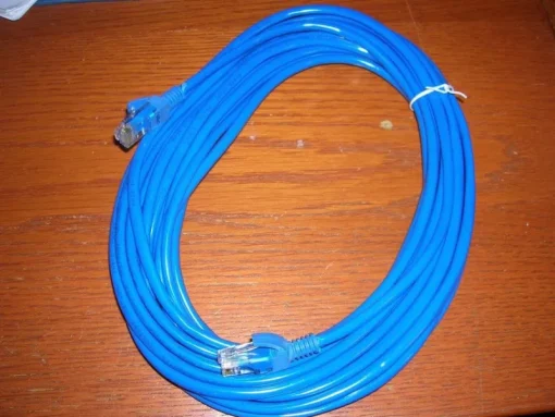 Tradera Nätverkskabel RJ45 Rak 8 meter blå 10-pack> Nätverk & Tillbehör