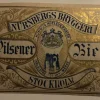 Tradera Nurnbergs Bryggeri Stockholm^ Breweriana