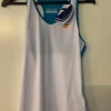 Tradera Padel<NY! Babolat Play tank top tennis / padel Dam strl XS White/Caneel bay