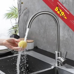 Tradera NY Exclusive Rostfri köksblandare | 2 stråltyper | 36,8 cm | Ord.pris 539kr> Vvs