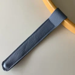 Tradera NY LÄDERREM Äkta skinn. (Dimblå) BYGEL-REM till STOKKE Tripp Trapp Barnstol> Barn- & Babystolar