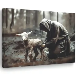 Tradera Ny Träinramad Canvas Konsttryck - > Ikoner & Religiösa Föremål