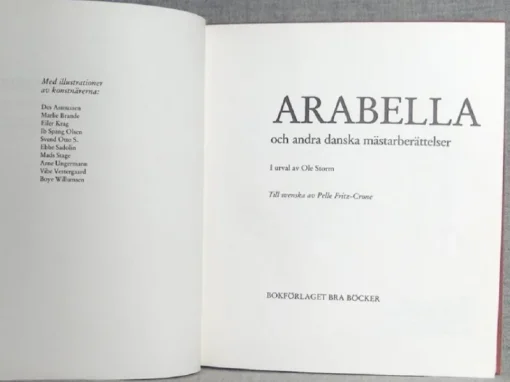 Tradera Ole Storm - Arabella. Illustrerad> Antologier