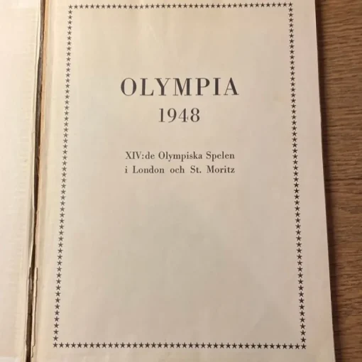 Tradera Olympia<Olympiaden 1948 i London och St. Moritz