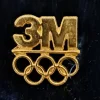 Tradera Olympia<OS REKLAM PIN FRÅN 3M ?? Årtal mm ?