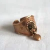 Tradera Ringar<Ovanlig reglerbart KALEVALA ring med hjärta stämplad KK MADE IN FINLAND.