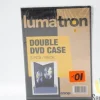 Tradera 5-Pack Lumatron Double DVD Case För Förvaring DVD - Svart - Tomma Fodral Dubbel> Datortillbehör