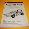 Tradera Panda Byggbeskrivning Peugeot 405 T16 GR (R16)^ Radiostyrt