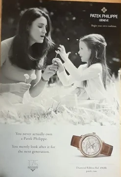 Tradera Patek Philippe Diamond Ribbon USA tidnings annons från 2014^ Övrigt Klockrelaterat