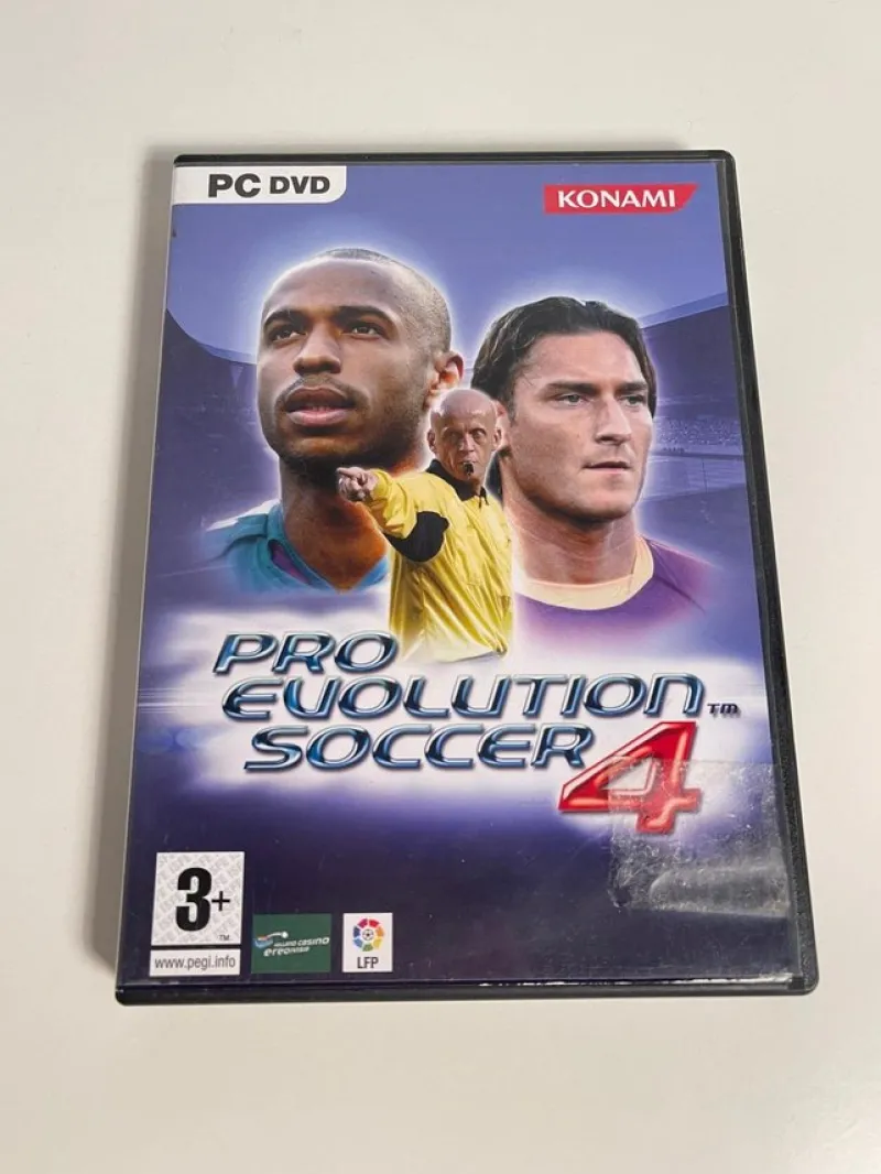 Tradera Datorspel<PC Spel - Pes 4. Pro Evolution Soccerz DVD-Rom Henry Totti