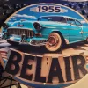 Tradera Plåtskylt Chevrolet 1955^ Övrigt Fordonsrelaterat