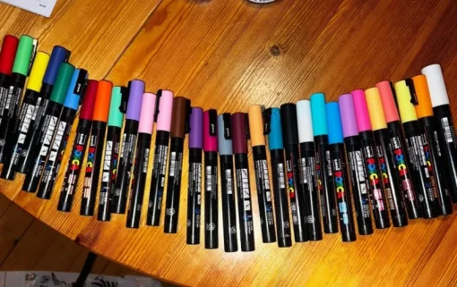 Tradera Posca pennor PC-3M 30 st^ Konstnärstillbehör