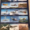 Tradera Poster - Saab flygplan - Förfluten och nutida plansch^ Affischer