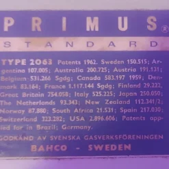 Tradera Primus Standard 2063 Campingkök^ Övrig Hobby