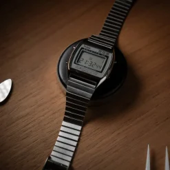Tradera Pulsar Y789-532C digital armbandsur i stål^ Armbandsur