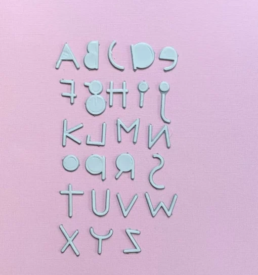 Tradera Quickutz alfabet a-z^ Scrapbooking