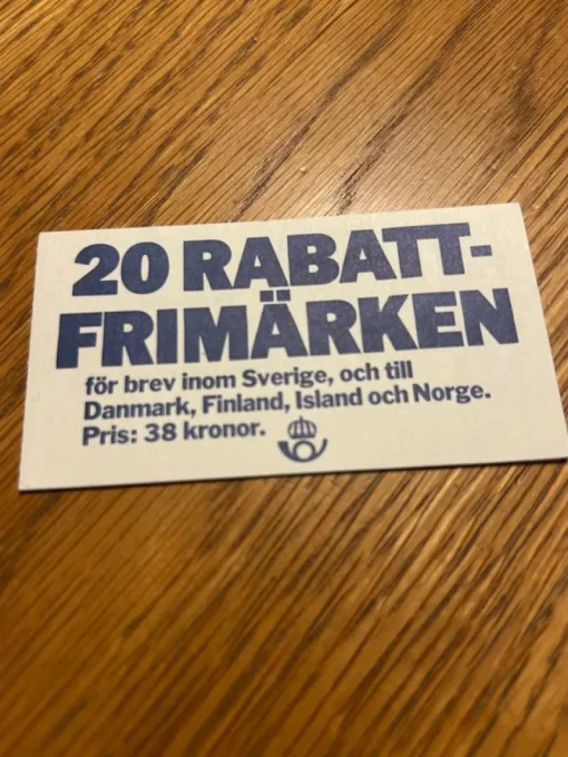 Tradera Rabatthäfte frimärke^ Norden