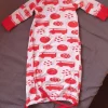 Tradera Röd och vit sovpåse, storlek 62/68> Babyprodukter