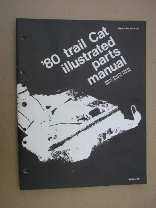 Tradera Reservdelskatalog Snöskoter ARCTIC CAT Trail Cat 1980^ Snöskotrar