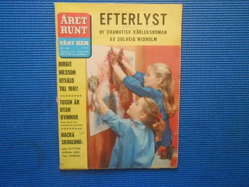 Tradera Året Runt 9 1960 Birgit Nilsson Kim Novak Gösta Gustaf Jansson Sven Tumba Nacka> Tidskrifter