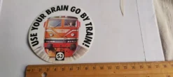 Tradera Järn- & Spårvägsmemorabilia<RETRO DEKAL KLISTERMÄRKE SJ STATENS JÄRNVÄGAR TÅG..